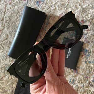 Saint Laurent Heart Lens Wayfarer Sunglasses